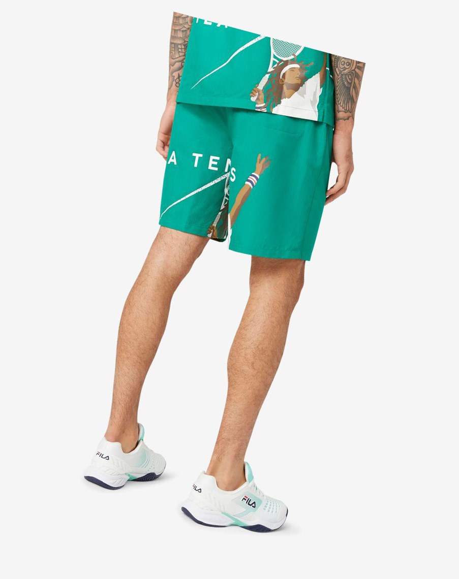 Fila Cook Seersucker Corta Verde | 18IYFSODE