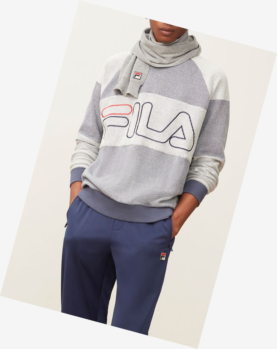 Fila Cooper Sweatshirt Peac/Wht/Cred | 97PEDSBYN