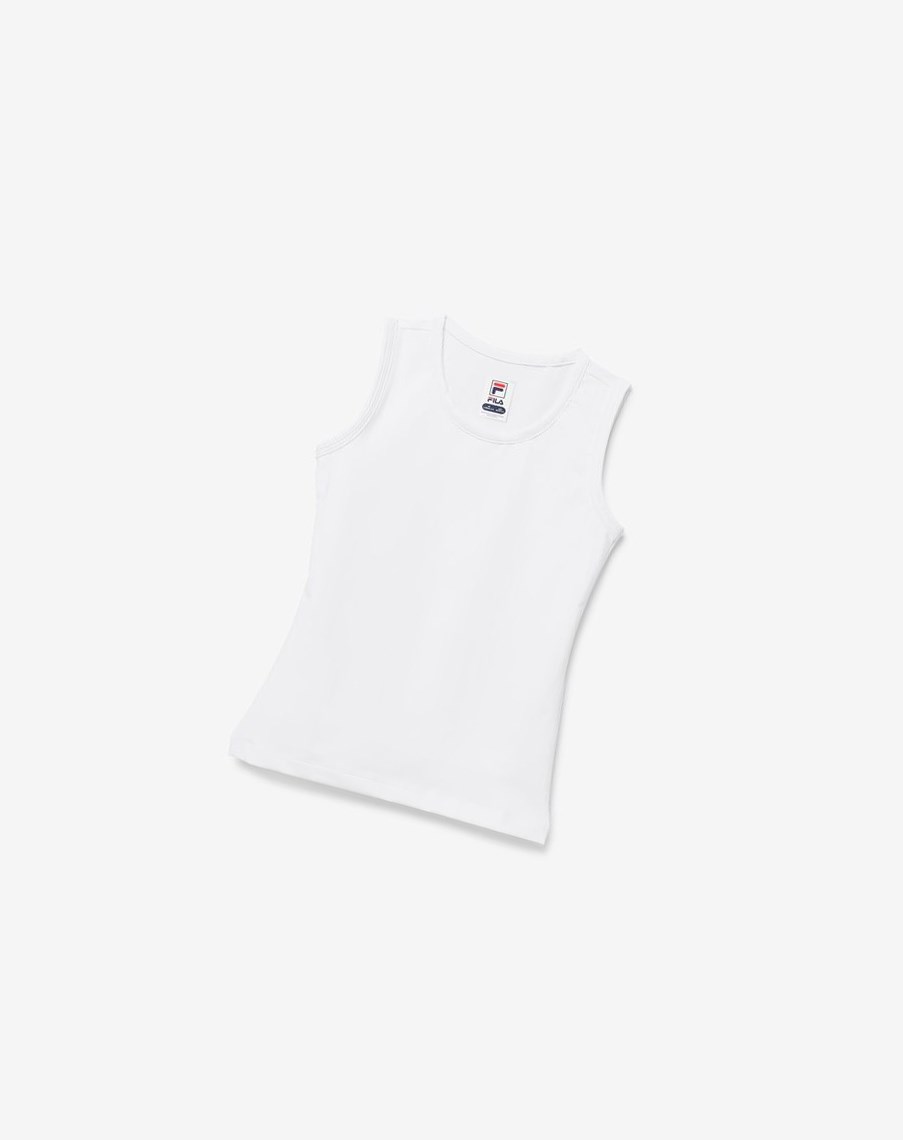 Fila Core Fullback Tank Blancas | 13ZPLDOWK