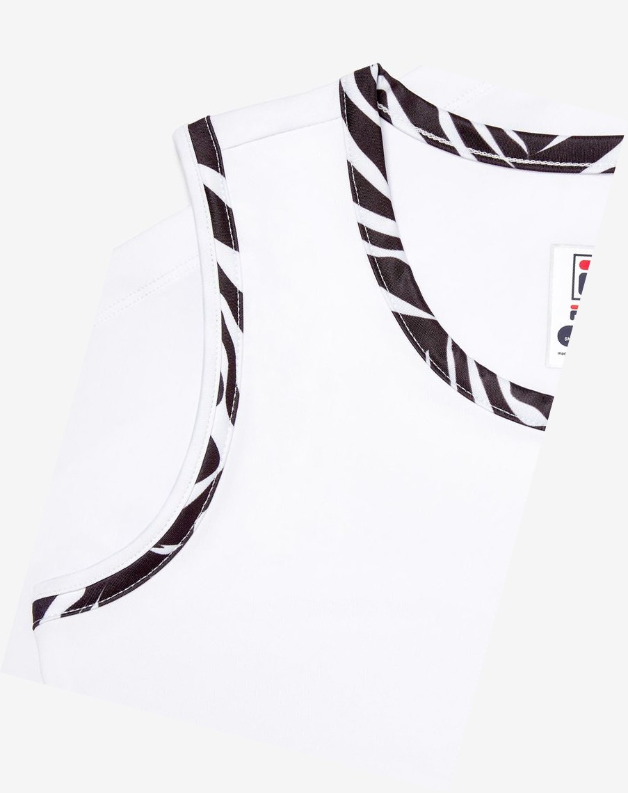 Fila Core Fullback Tank Blancas | 30FTGEPNX