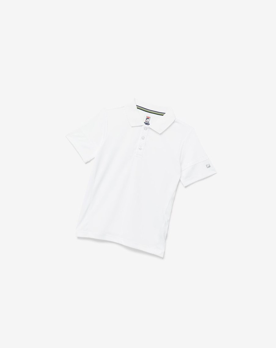 Fila Core Tenis Polo Blancas | 74BKEXWSI