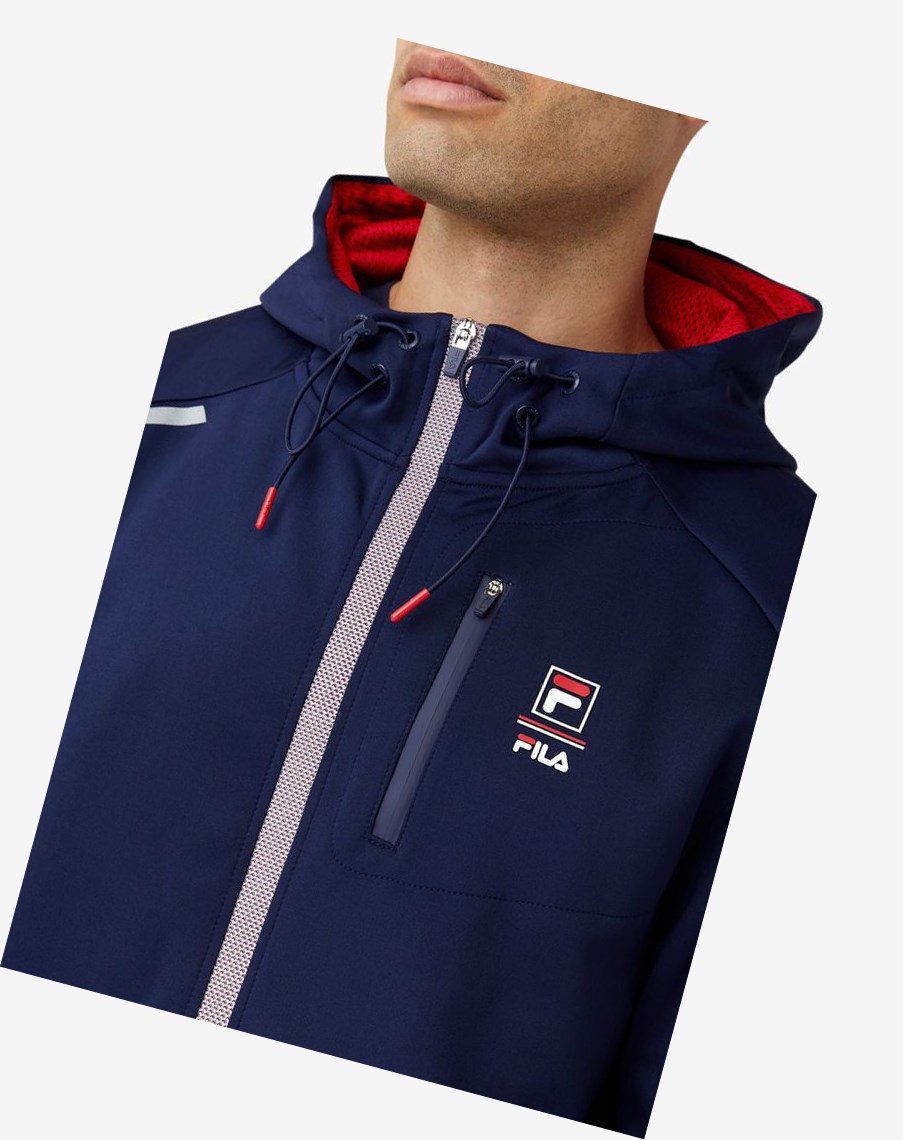 Fila Coulty Tech Hoodie Rojas | 53HNOPXAD