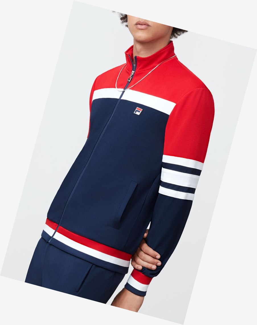 Fila Courto Jacket Cred/Navy/Wht | 50BVDRWAK