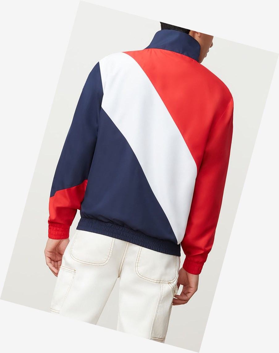 Fila Cruz Windbreaker Cred/Peac/Wht | 08GIUEDXH