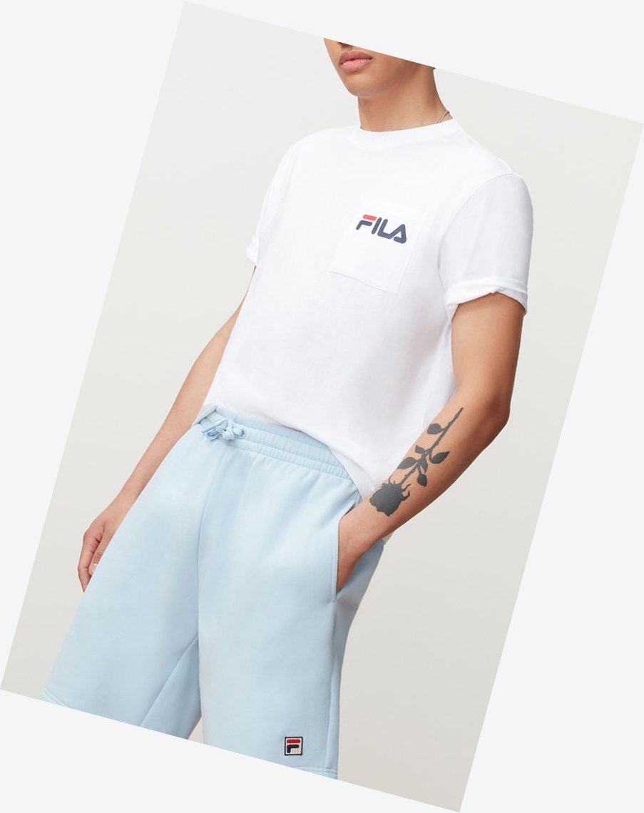 Fila Curtis Pocket Tee Blancas | 09EJWQLBK