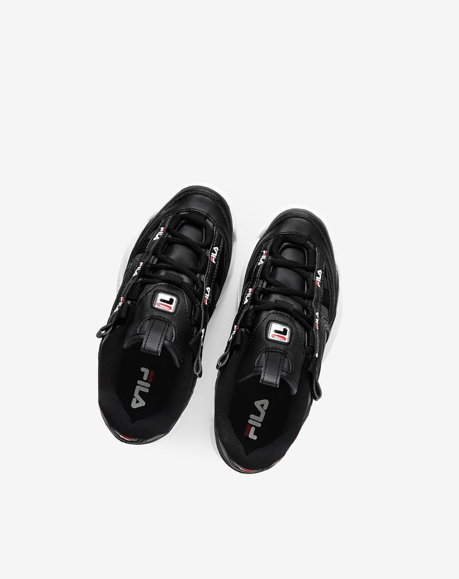 Fila D-formation Sneakers Negras Rojas Blancas | 30HNXODBE