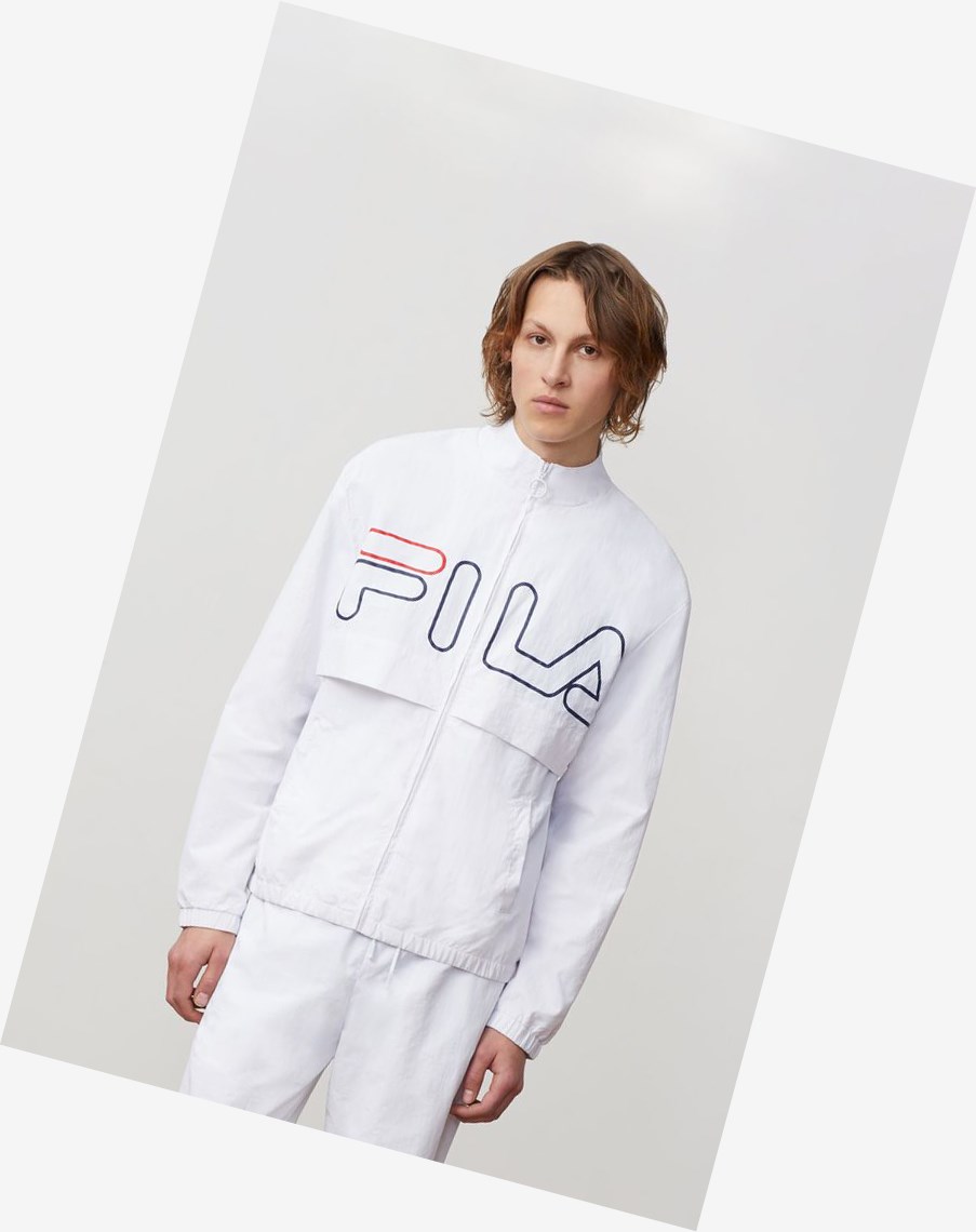 Fila Dani Woven Jacket Blancas | 17RZPTOEV