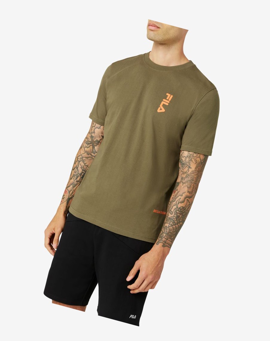 Fila Deckhand Tee Verde Oliva | 90TAYZHEP