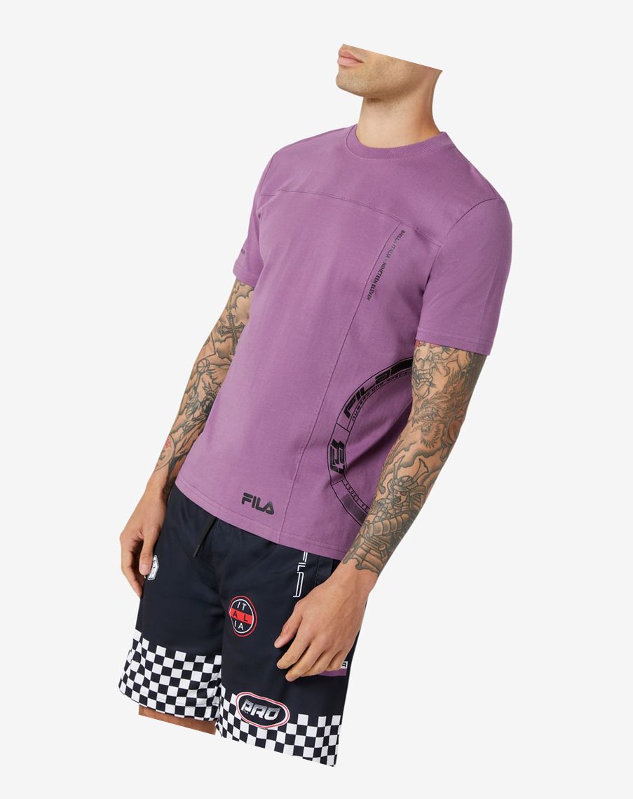 Fila Deltalife Estampadas Tee 558 Violet | 10OFITGLB