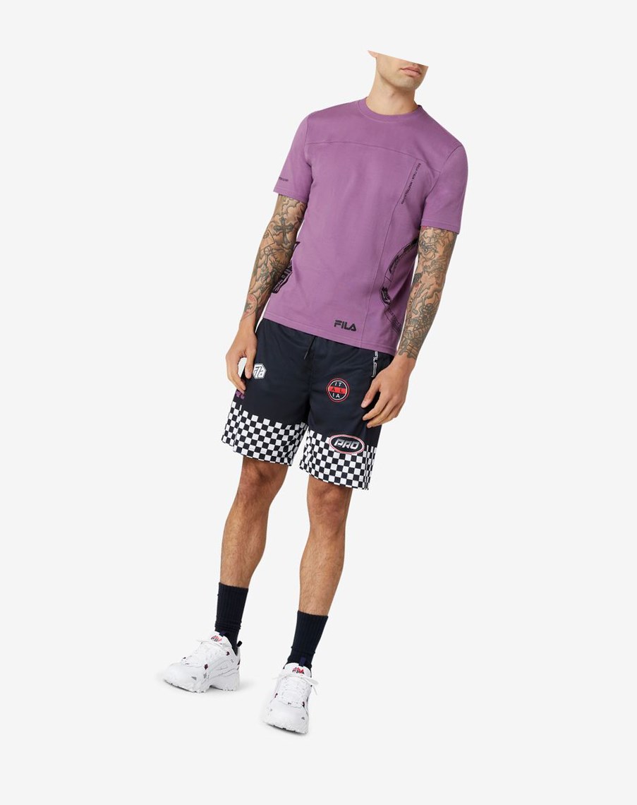 Fila Deltalife Estampadas Tee 558 Violet | 10OFITGLB