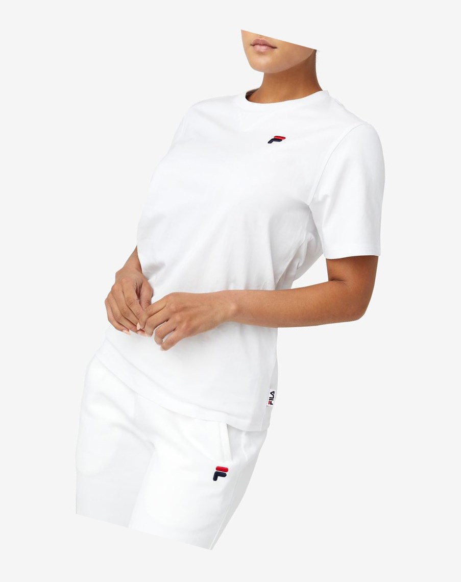 Fila Derion Tee Blancas | 73ACOXBIF