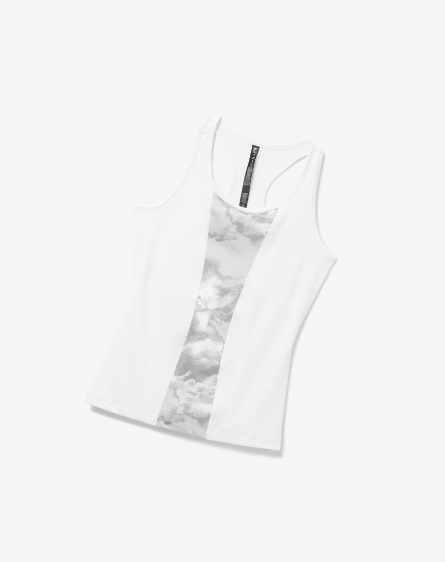 Fila Deuce Court Racerback Tank Wht/Multiprt | 62UGMHLTJ