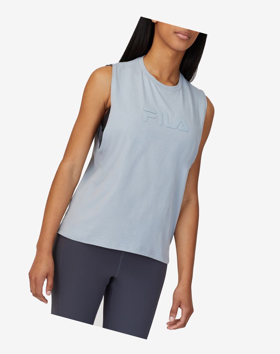 Fila Diella Tank Azules | 18JCEKGYX