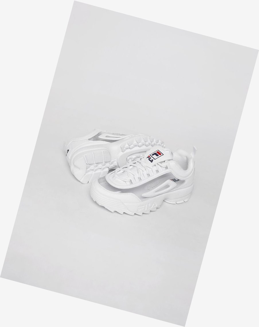 Fila Disruptor 2 Clear Sneakers Wht/Fnvy/Fred | 06GEROVYT