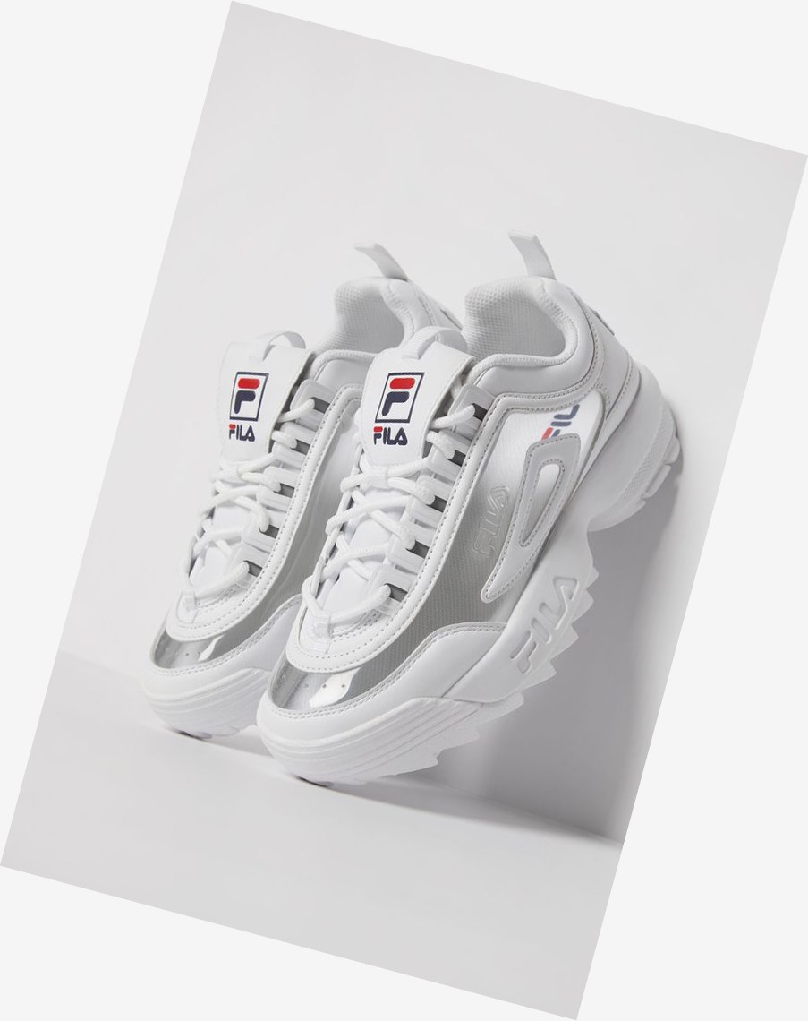 Fila Disruptor 2 Clear Sneakers Wht/Fnvy/Fred | 27SJOKHAR