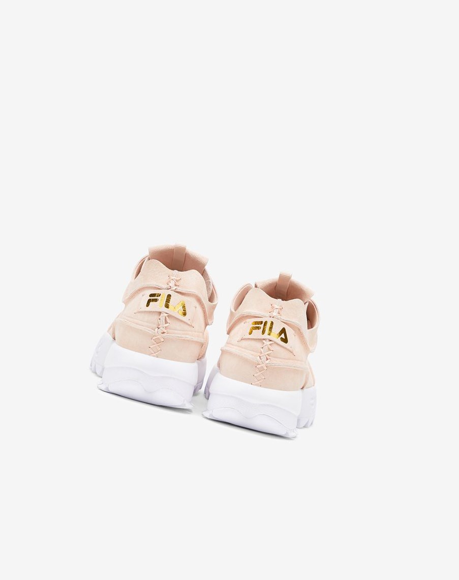 Fila Disruptor 2 Deconstructed Sneakers Doradas Blancas | 78PUSDVEM