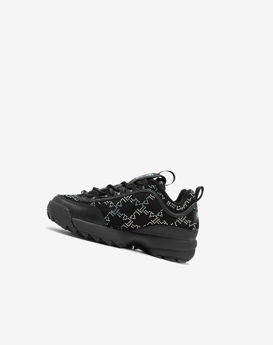 Fila Disruptor 2 Diamante Sneakers Blk/Blk/Irid | 90NHDIGXF