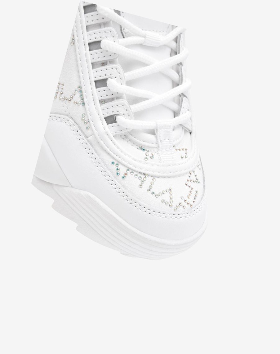 Fila Disruptor 2 Diamante Sneakers Wht/Wht/Irid | 06KGFUDCP