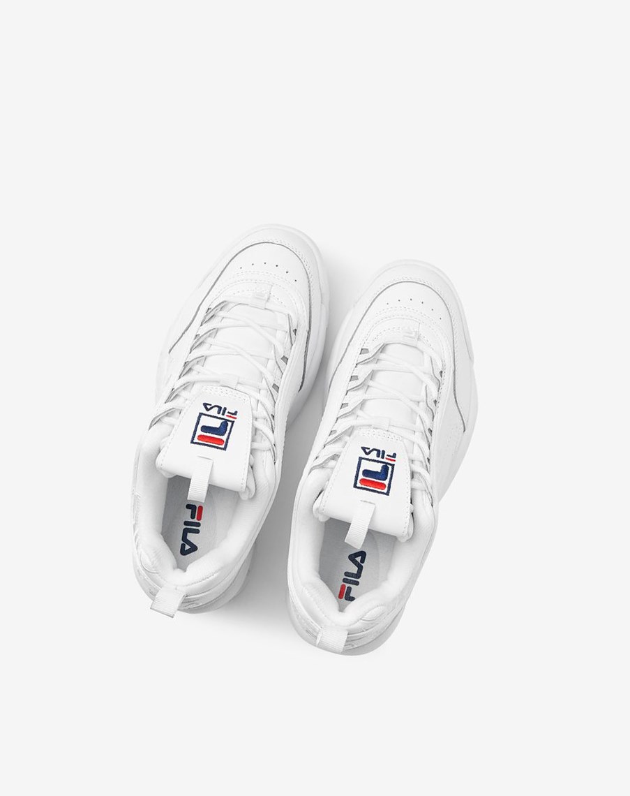 Fila Disruptor 2 Embroidery Sneakers Wht/Fnvy/Fred | 65EOBFTPM