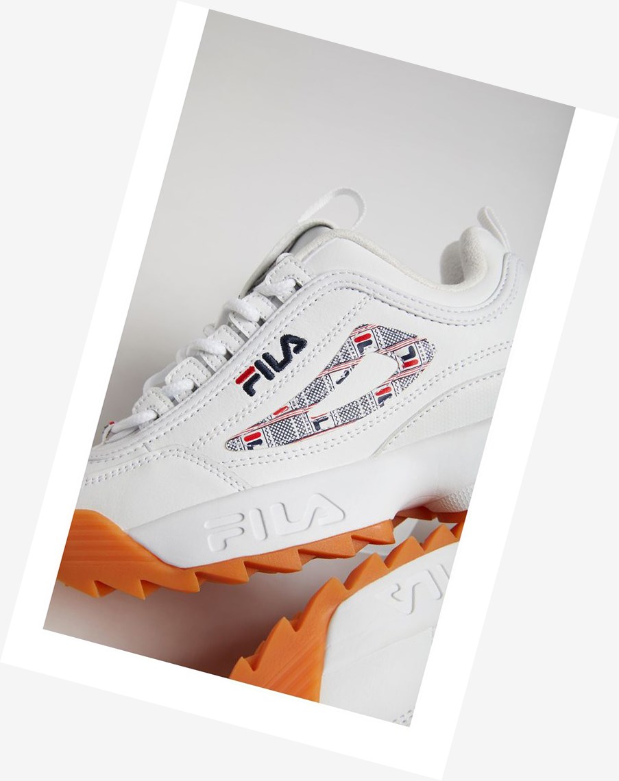 Fila Disruptor 2 Haze Sneakers Wht/Fnvy/Fred | 58LFEYBTN