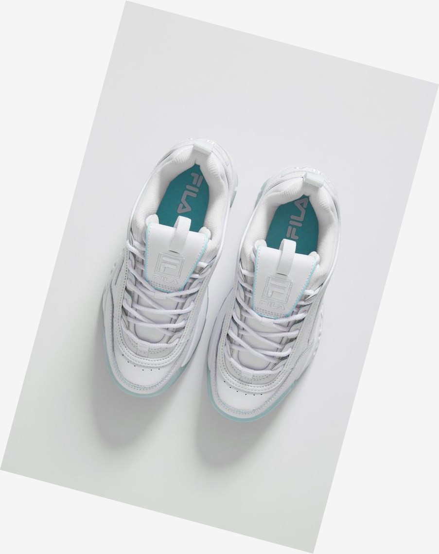 Fila Disruptor 2 Ice Sneakers Wht/Wht/Arbl | 05QZMRCOA