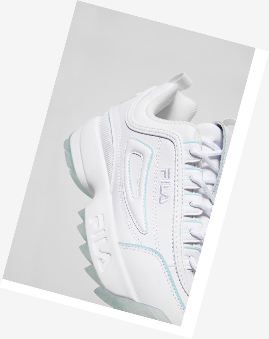 Fila Disruptor 2 Ice Sneakers Wht/Wht/Arbl | 05QZMRCOA