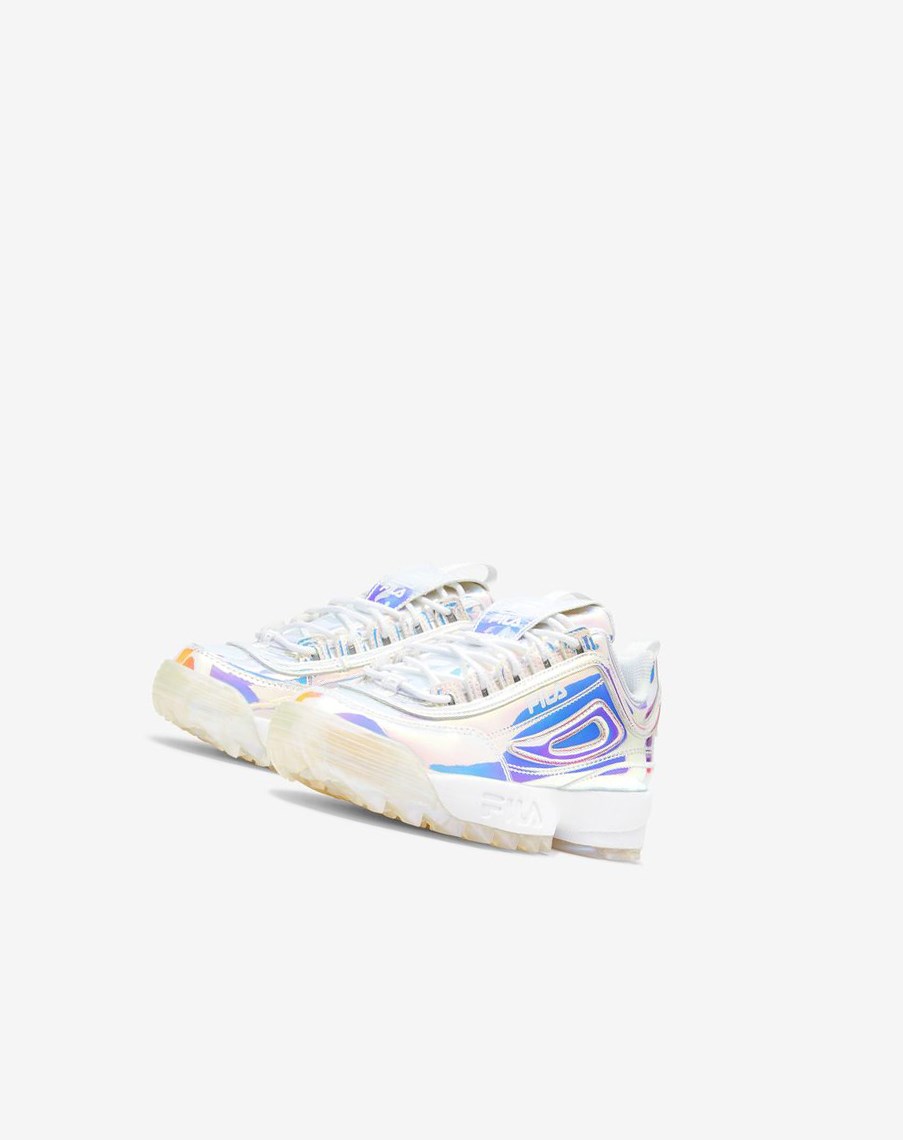 Fila Disruptor 2 Iridescent Sneakers Blancas | 86YKDLAPR