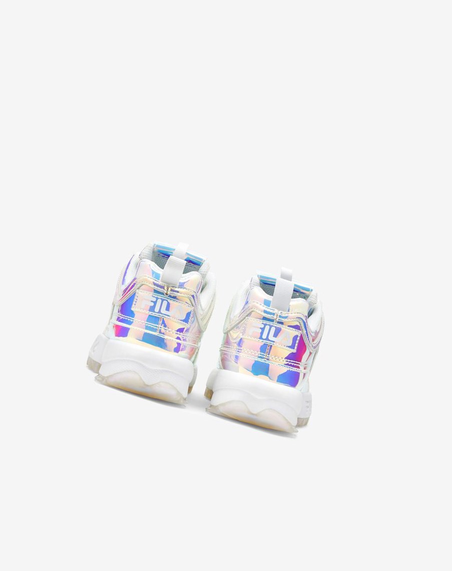 Fila Disruptor 2 Iridescent Sneakers Blancas | 86YKDLAPR