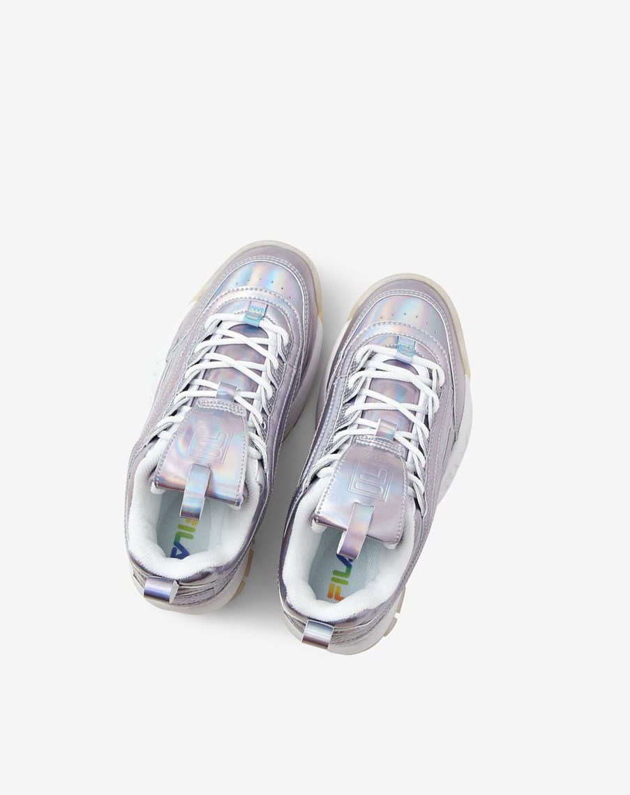 Fila Disruptor 2 Iridescent Sneakers Wht/Mult/Wht | 81EMYLGQW