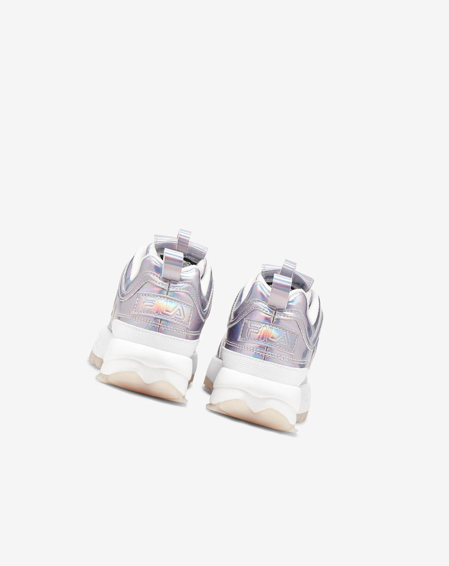 Fila Disruptor 2 Iridescent Sneakers Wht/Mult/Wht | 81EMYLGQW