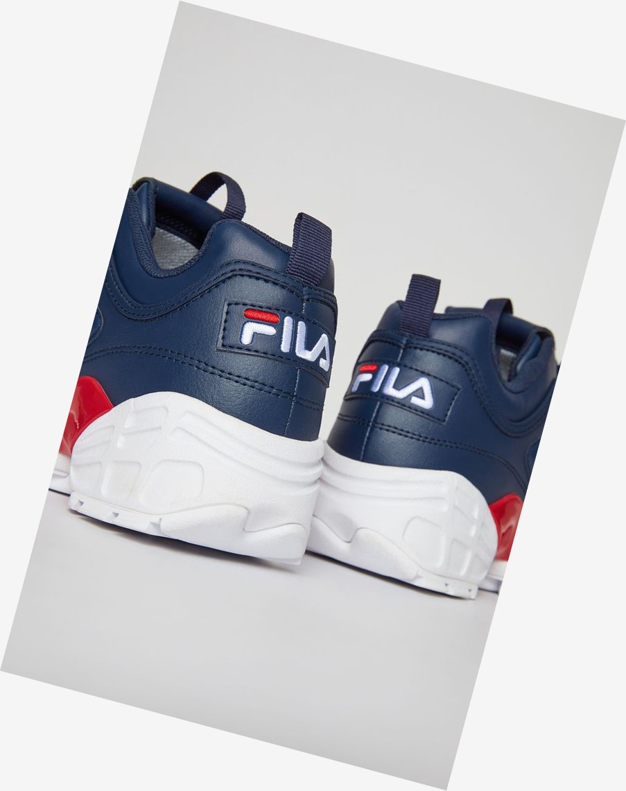 Fila Disruptor 2 Lab Sneakers Azul Marino Blancas Rojas | 20EJAGPLX