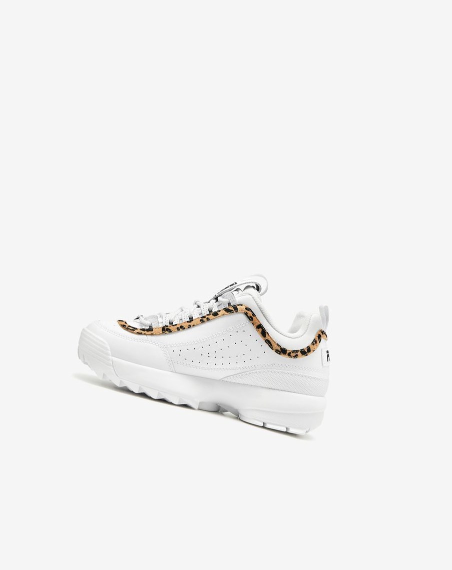 Fila Disruptor 2 Leopard Sneakers Blancas Negras Blancas | 43KNISTDP