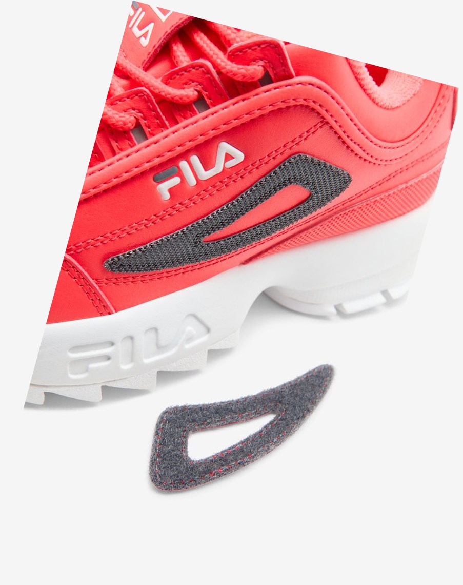 Fila Disruptor 2 Logo Reveal Sneakers Dpnk/Wht/Csrk | 36NJQRHBS