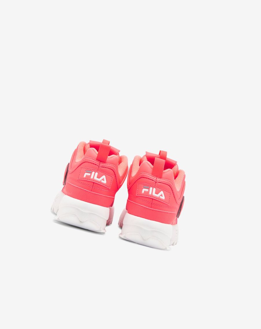 Fila Disruptor 2 Logo Reveal Sneakers Dpnk/Wht/Csrk | 52HJNFCKE