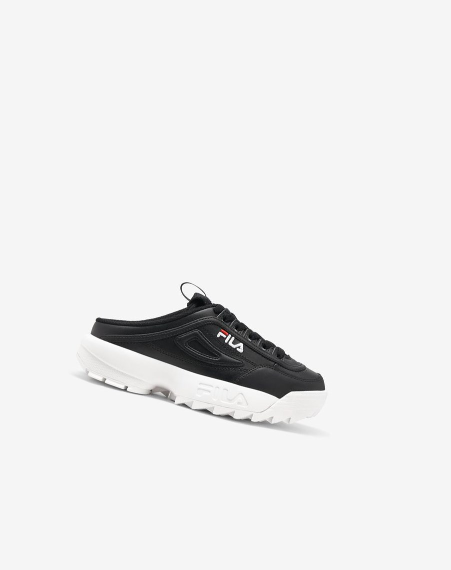 Fila Disruptor 2 Mule Sneakers Negras Blancas Rojas | 15ARCDHFO