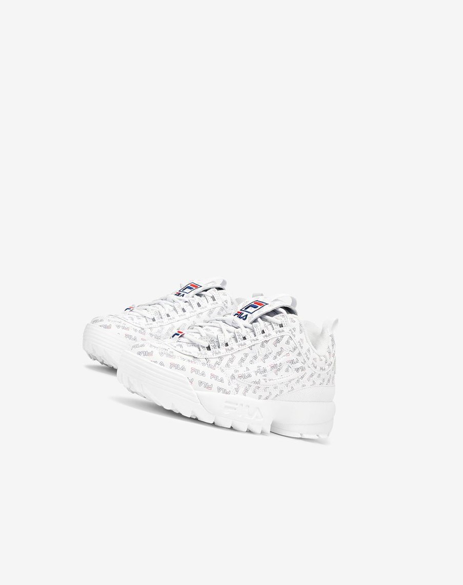 Fila Disruptor 2 Multi Sneakers Wht/Fnvy/Fred | 02EFQODSC