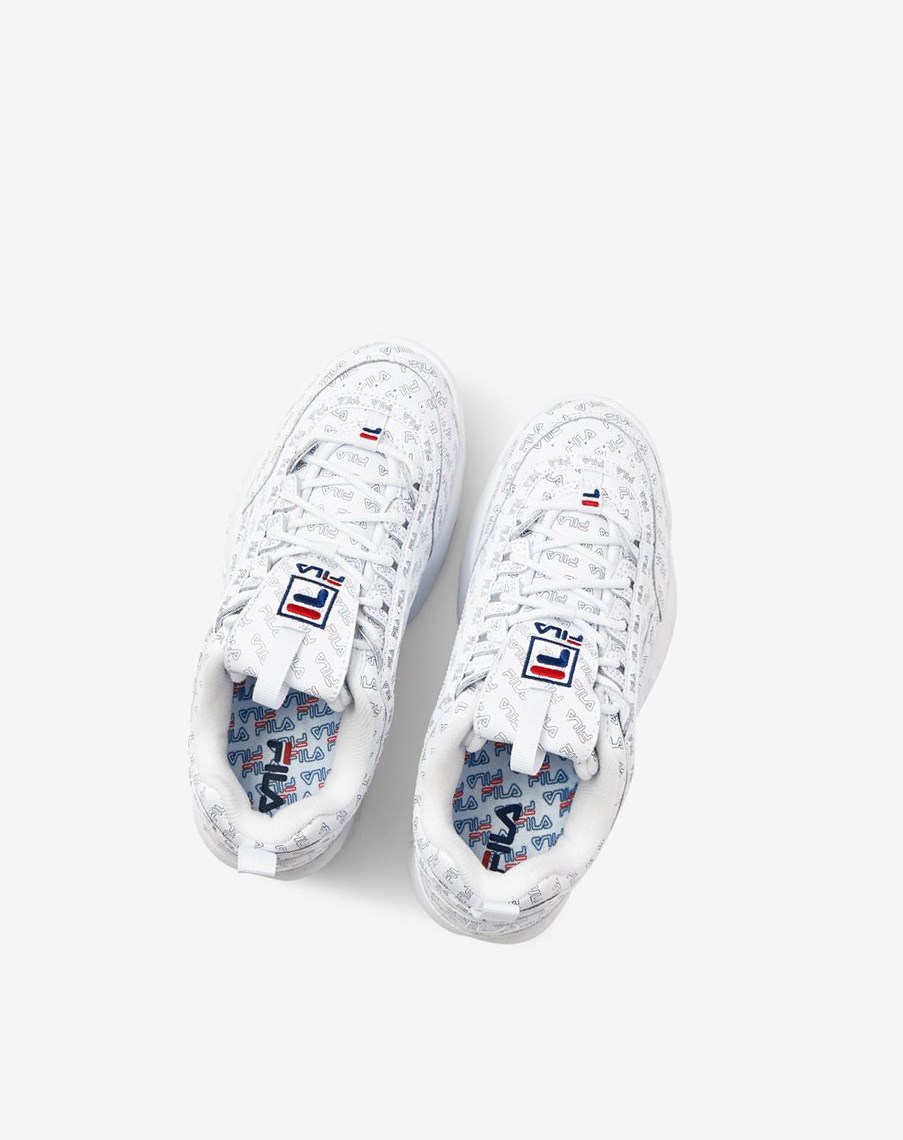 Fila Disruptor 2 Multi Sneakers Wht/Fnvy/Fred | 57LKHGAWN