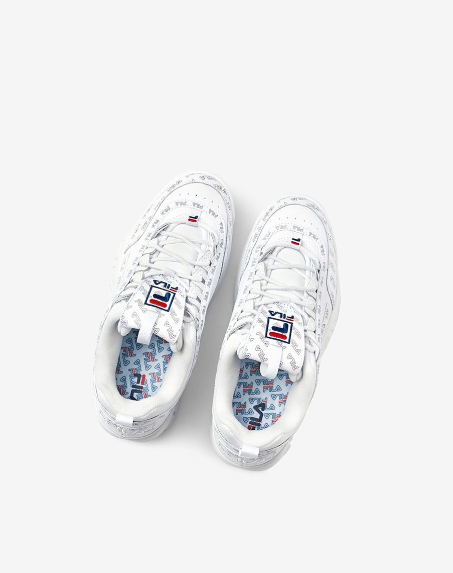 Fila Disruptor 2 Multiflag Sneakers Blancas Azul Marino Rojas | 10XKIEBLO