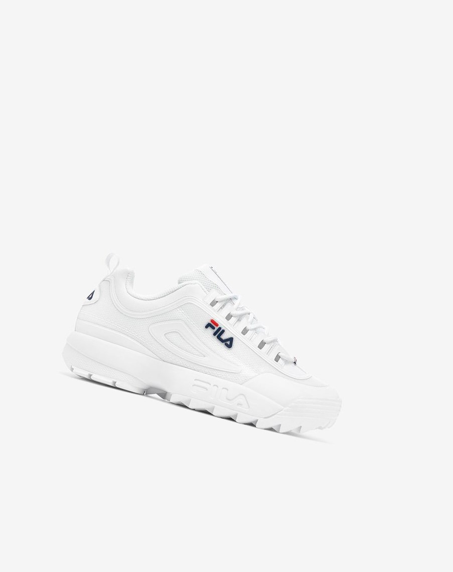 Fila Disruptor 2 No-sew Sneakers Wht/Fnvy/Fred | 93QNZKLYU