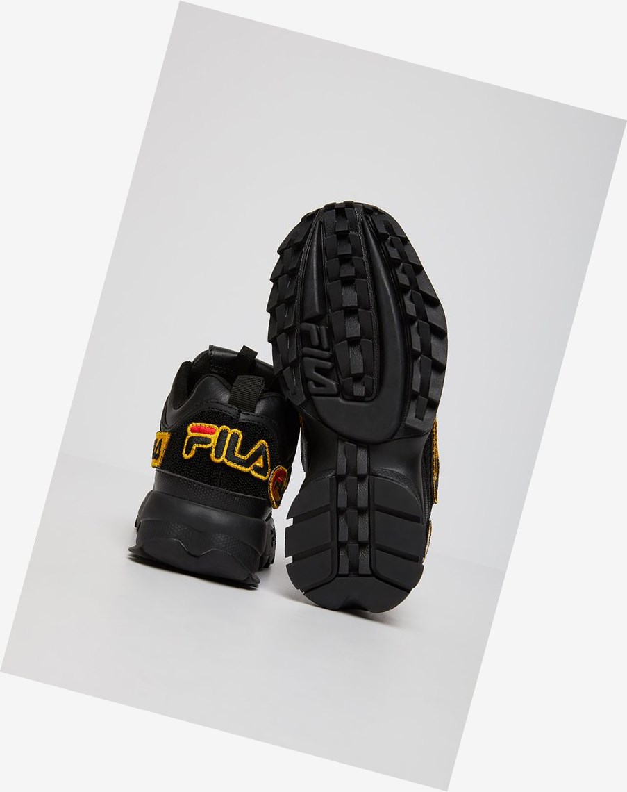 Fila Disruptor 2 Patches Sneakers Blk/Blk/Blk | 02OPKYNQL