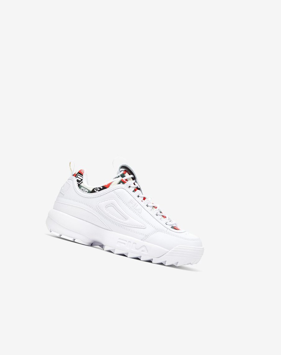 Fila Disruptor 2 Patchwork Sneakers Blancas Azul Marino Rojas | 85IZKVTQW