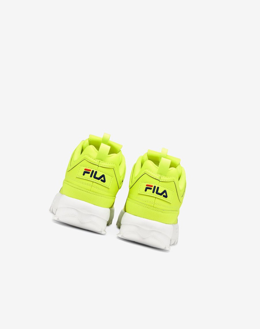 Fila Disruptor 2 Premium Neon Sneakers Amarillo Azul Marino Rojas | 48UJIHRPL