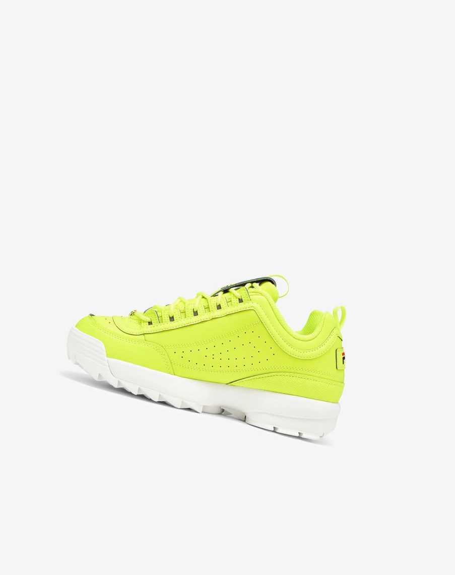 Fila Disruptor 2 Premium Neon Sneakers Amarillo Azul Marino Rojas | 48UJIHRPL