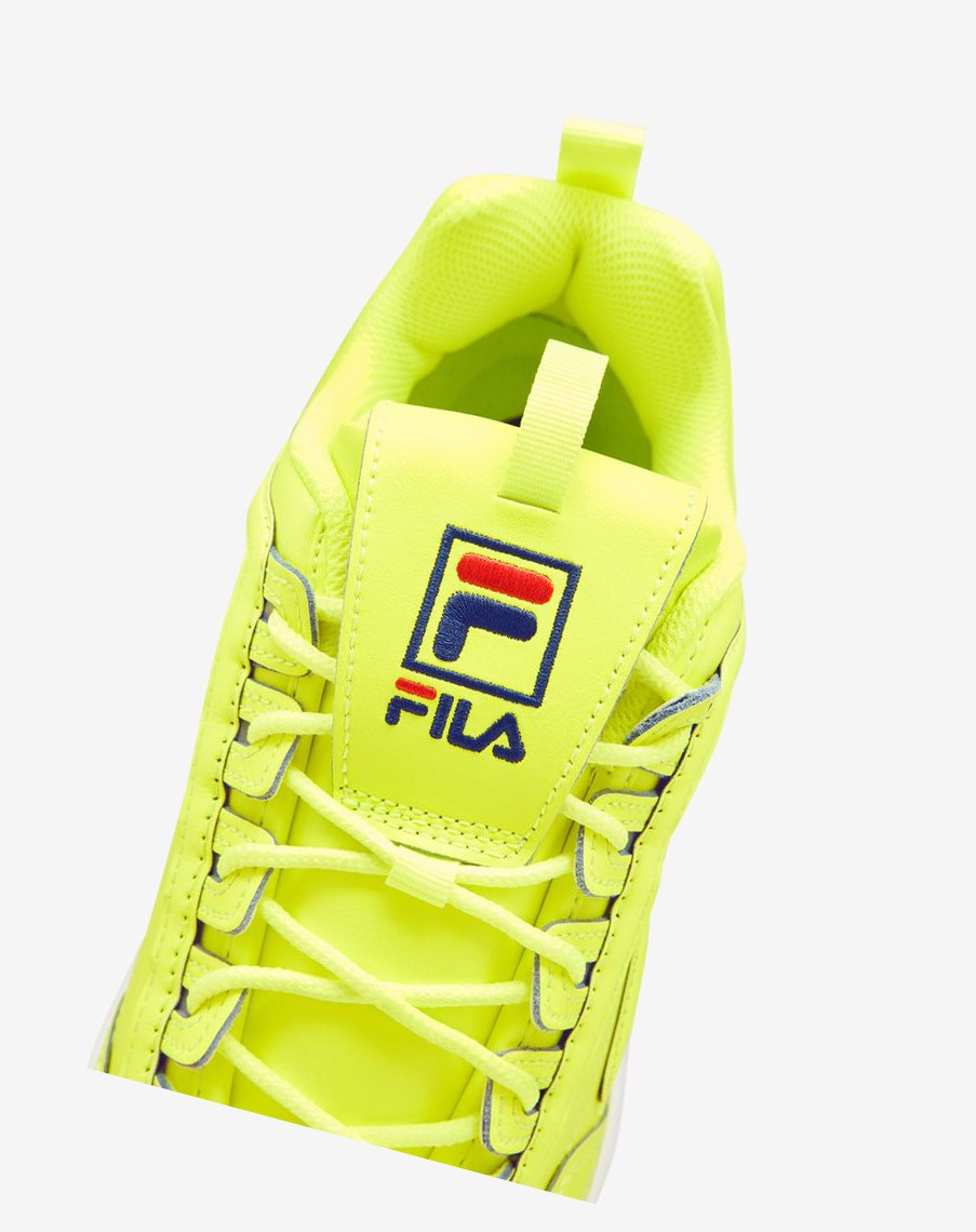 Fila Disruptor 2 Premium Neon Sneakers Amarillo Azul Marino Rojas | 48UJIHRPL