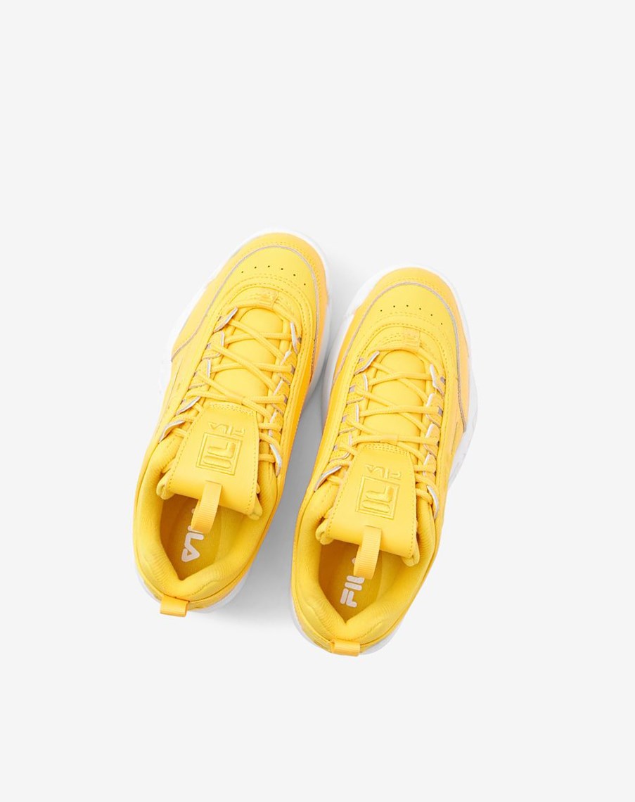 Fila Disruptor 2 Premium Sneakers Amarillo Amarillo Blancas | 02VAOTYSR