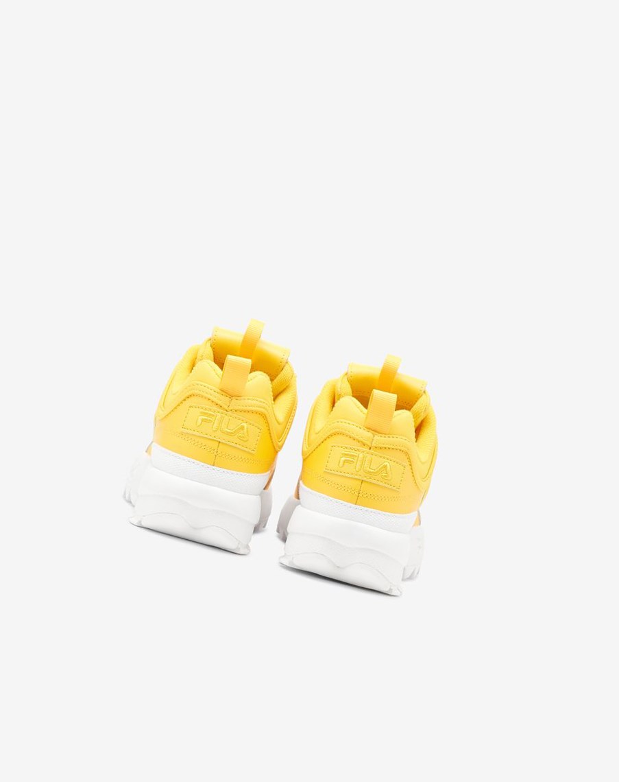 Fila Disruptor 2 Premium Sneakers Amarillo Amarillo Blancas | 02VAOTYSR