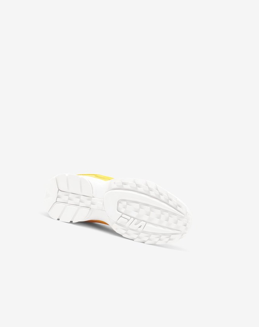 Fila Disruptor 2 Premium Sneakers Amarillo Amarillo Blancas | 16HFZPNOI