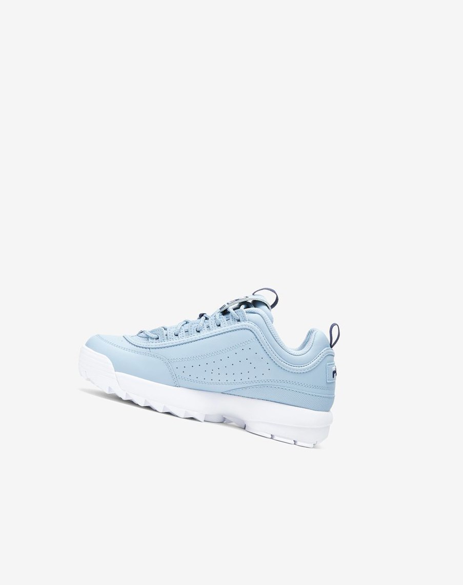 Fila Disruptor 2 Premium Sneakers Azules Blancas | 34ONMSCIV