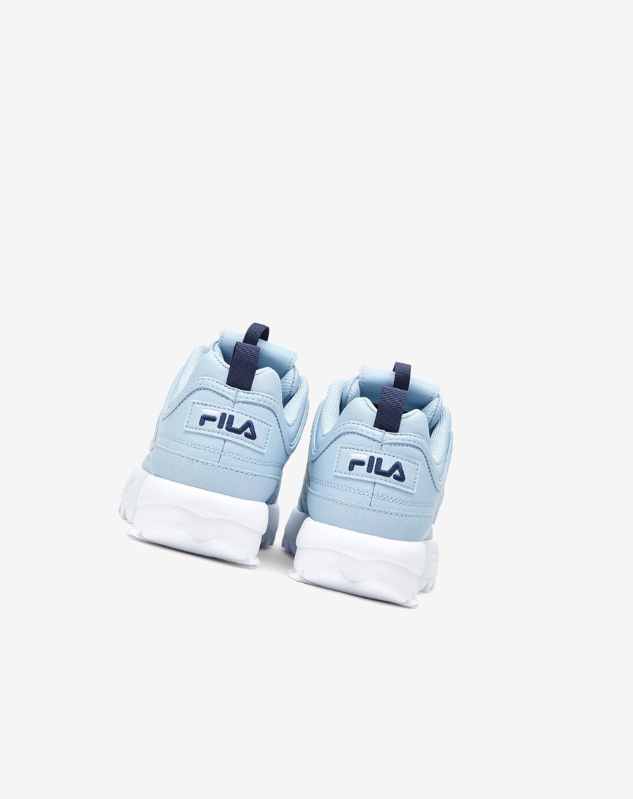 Fila Disruptor 2 Premium Sneakers Azules Blancas | 34ONMSCIV