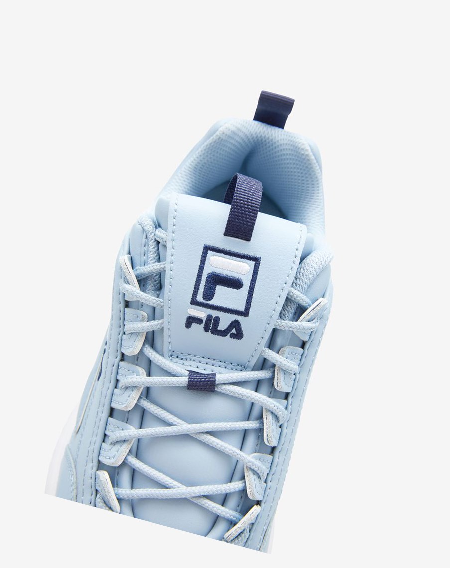 Fila Disruptor 2 Premium Sneakers Azules Blancas | 34ONMSCIV